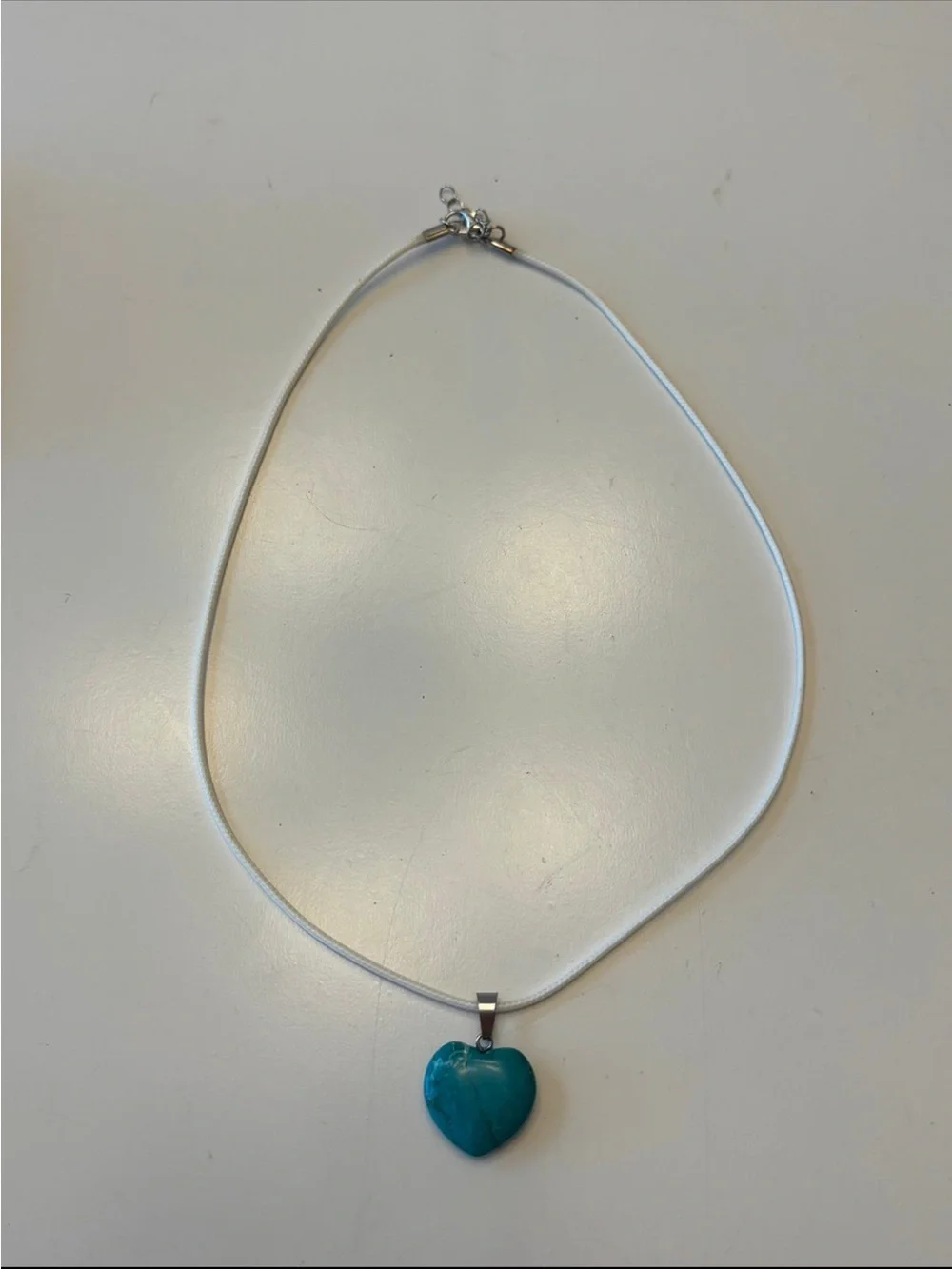Turquoise Heart Pendant Necklace - Women Jewelry
